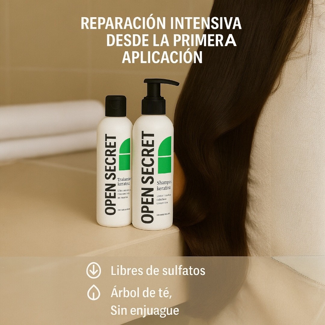 Open Secrets™ Combo Reparador de Keratina