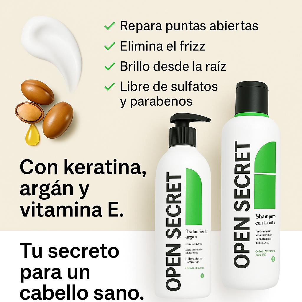 Open Secrets™ Combo Reparador de Keratina