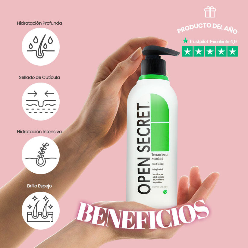 Open Secrets™ Combo Reparador de Keratina